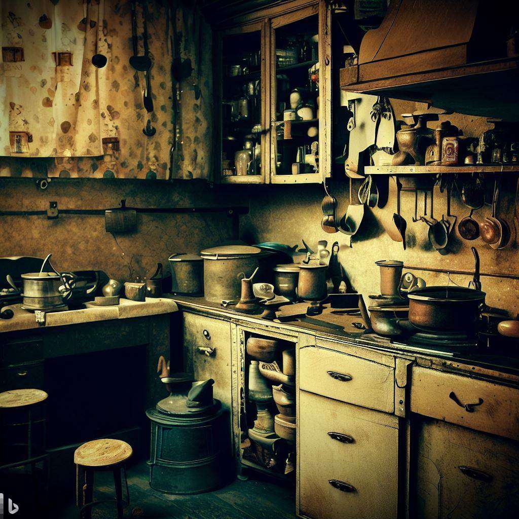 vorbereitung der ersten folgen küchenaufbau